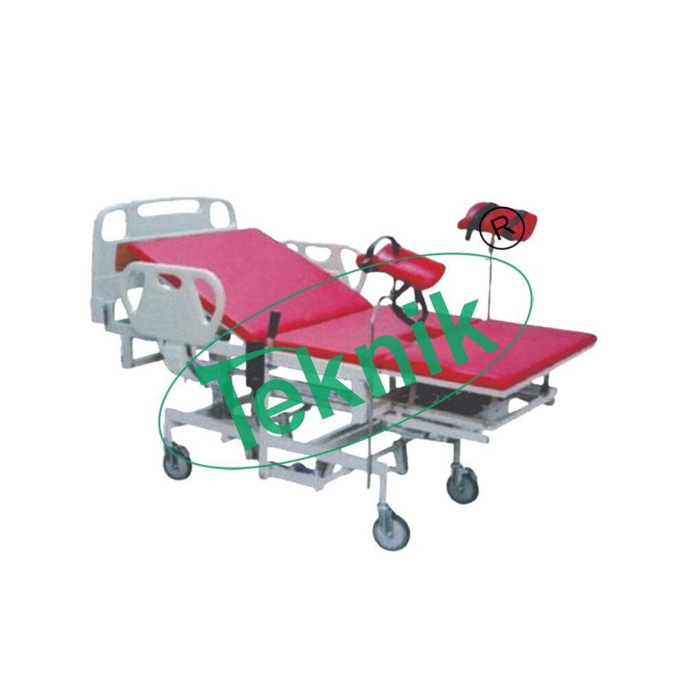 Hospital Gyne Delivery Bed - Stainless Steel, 200x80x80 cm | Adjustable Leg Rests, Trendelenburg Position, Support up to 180kg