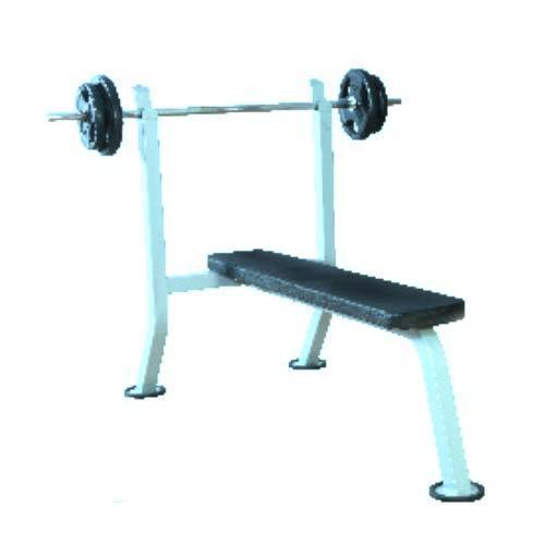 Flat Bench with Support By UNIQUE GYM EQUIPMENT PVT. LTD.