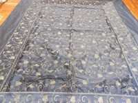 Indian Embroidered Silk BedSpread.
