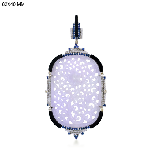 Jade & Diamond Pendant