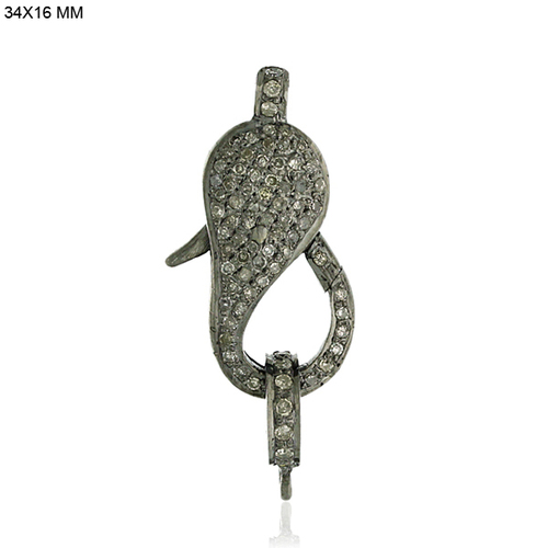 Natural Diamond Clasp Lock 