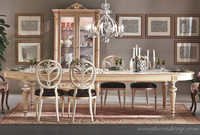 Hand Carved Oval Dining Table Set 