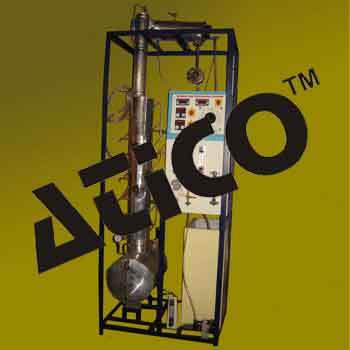 Bubble Cap Distillation Column