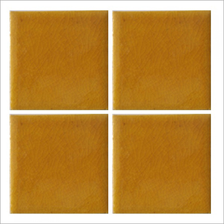 Yellow Silk Hand Made Mosaic Tiles