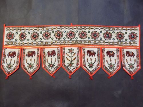 Embroidered door wall hanging