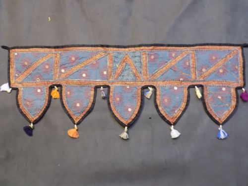 Indian embroidered door wall hanging