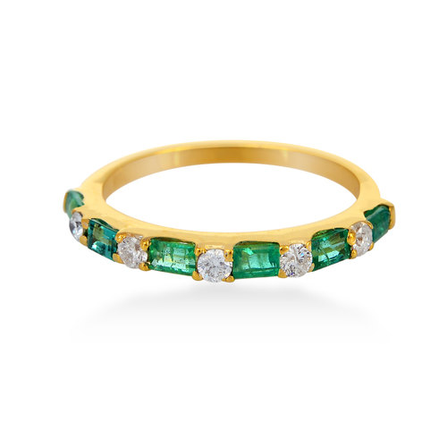 Gold Pave Diamond Ring