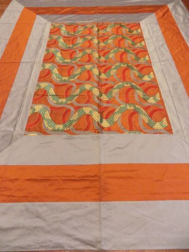 Embroidered Silk Bed Cover