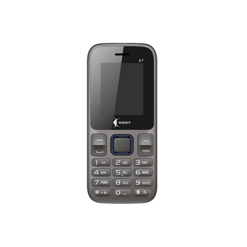 Ssky K7 Feature Phone Dual Sim 1050Mah -Blue Battery Backup: 2 Days