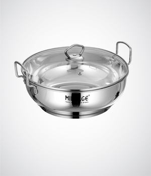 KADHI (STELLER) WITH & WITHOUT LID