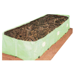 Brown Vermicompost Beds