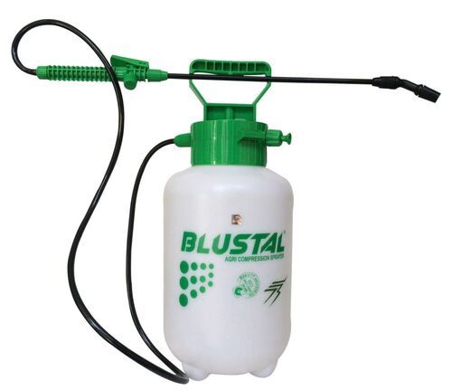 Compression Sprayers - Plastic | 5-10 kg, Hand Crank Start, Gear Drive, White and Green Design for Garden and Industry Use