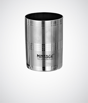 WATER GLASS - Stainless Steel, 80x80 mm, 250 ml | Durable, Reusable, Lightweight, Mirror Polish Finish