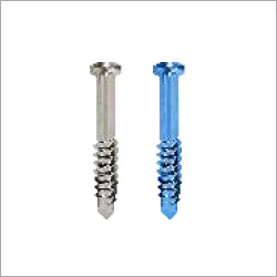 Silver And Blue Lag Screws