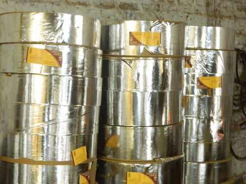silver laminated roll