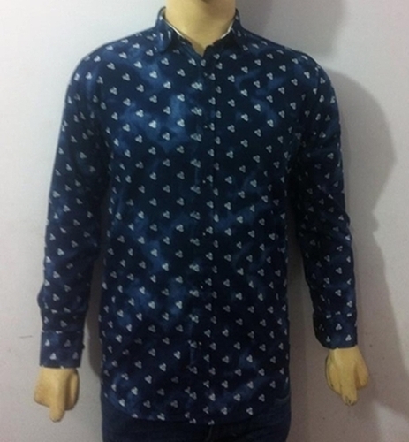 Denim Look Casual Shirt