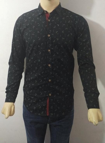 Magnet Print Casual Shirt