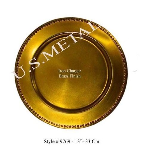Iron Charger Brass Finish