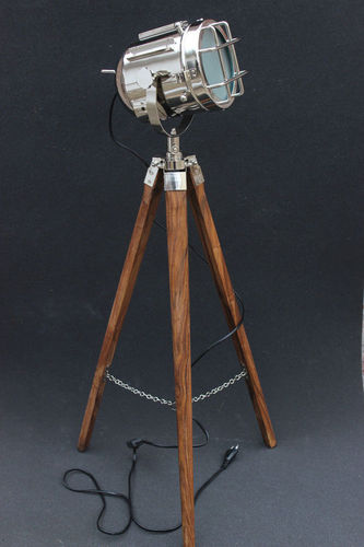 Designer Antique Spot Floor Lamp with beautiful wooden stand