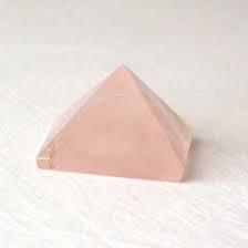 Pink Quartz Pyramid