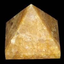 Yellow Quartz Pyramid