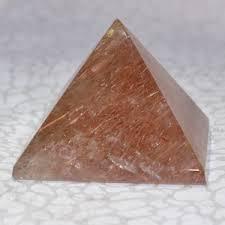 Dark-Red Rutile Pyramid