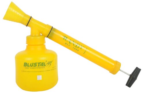 Hand Sprayer - Plastic 1L, Yellow Color, Hand Crank Start, Gear Drive | Professional Compression Sprayer for Garden and Industrial Use