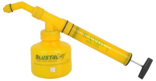 Hand Sprayer - 500ml Plastic, Yellow | Gear Drive, Hand Crank Start, Professional Garden and Industrial Use