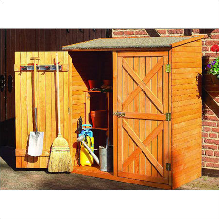 Wood Storage Cabinet