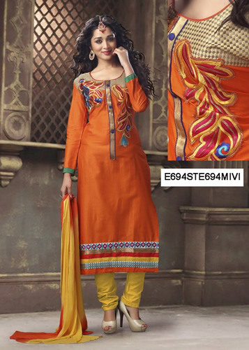 Embriodered Cotton Dress Materials