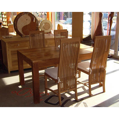 Sheesham Wood Dining Table Set