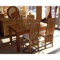 Sheesham Wood Dining Table Set