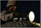 Solar Flashlight For Military Police Lighting