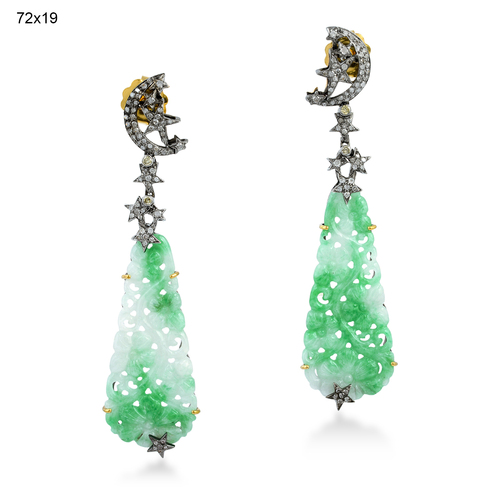 Antique Jade Earrings