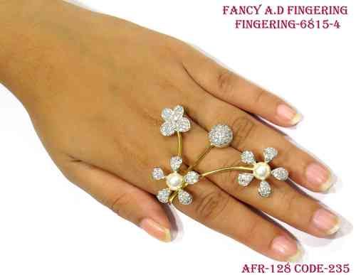 Designer Amercian Diamond Finger Ring