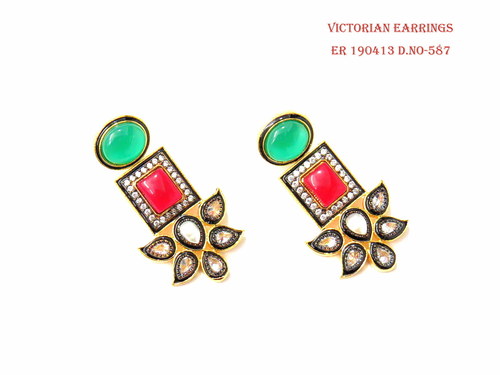 Exclusive Victorian Flower Earring