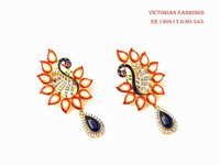 Exclusive Victorian Peacock Earring