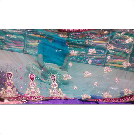 As Per Client Requirement Designer Net Sarees