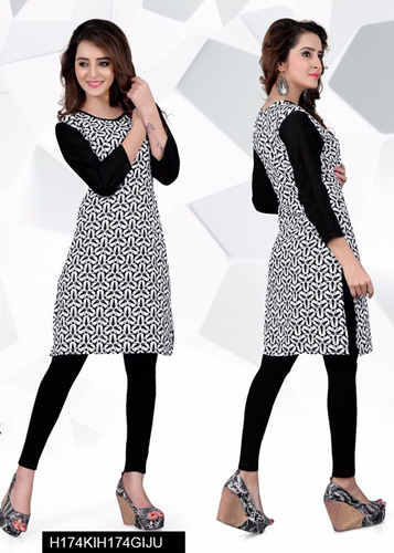 Nice Printed Net Kurti
