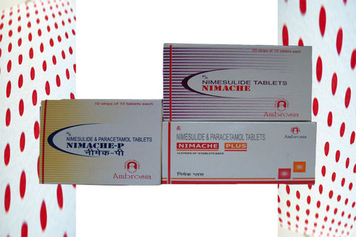Nimesulide 100mg And Paracetamol 500mg Tablets