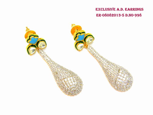 Designer American Diamond Earring