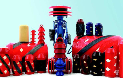 Polyurethane Pigs - Polyurethane Material Sizes 2-60 Inches Steel/Prostran Brushes | Cleaning Sealing Bidirectional Operation Transmitter Mounting