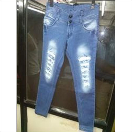High Waist Ankle Jeans