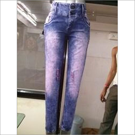 Ladies Western Blue Jeans