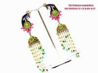 Victorian Peacock Shape Earring