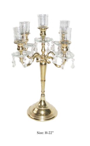 Aluminum candelabra