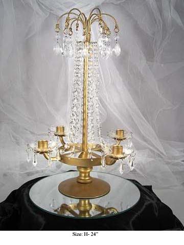 Wedding fountain centerpiece