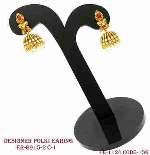 Traditional Jhumka with Pan Shape Top