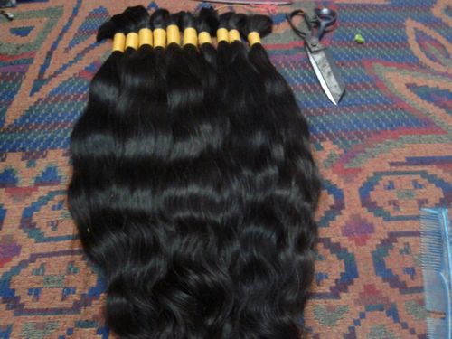 Human Hair - Indian Black, 203.2 - 355.6mm | Soft, Silky Texture, Hygienic, No Split Ends