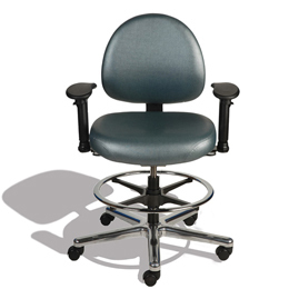 ESD Chair with Adjustable Arms